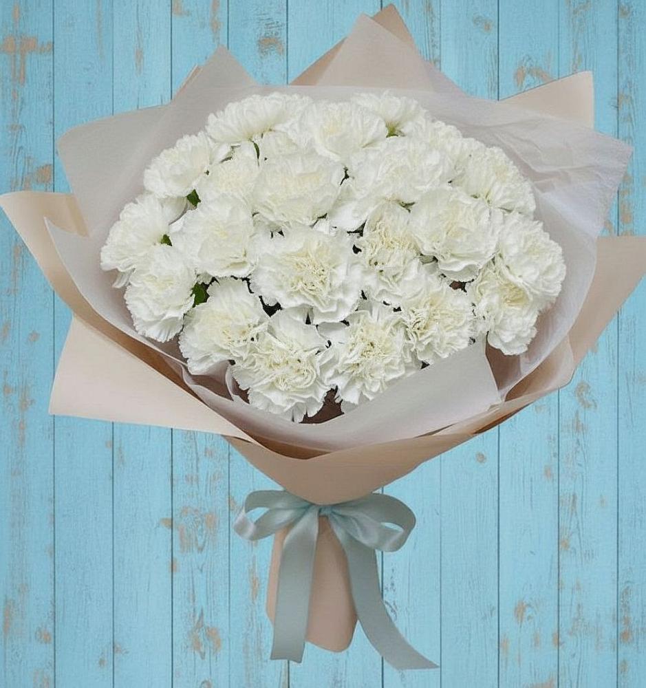 Букет цветов из: Гвоздики в Таловой