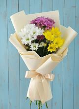 Букет цветов из:  Хризантемы #REPLACE_PRED# Таловой