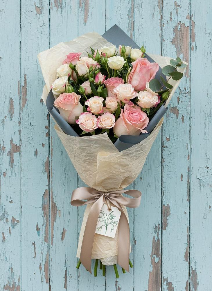 Букет цветов из: Розы в Таловой