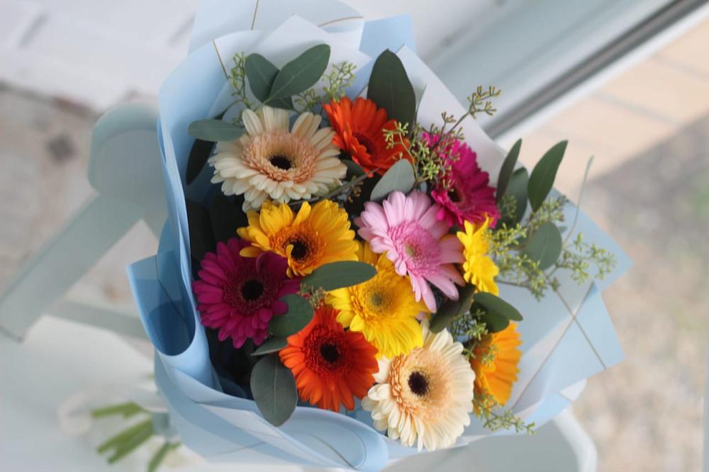 Букет цветов из: Герберы в Таловой