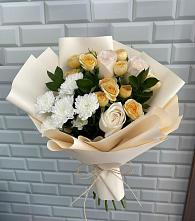 Букет цветов из:  Розы и Хризантемы в Таловой