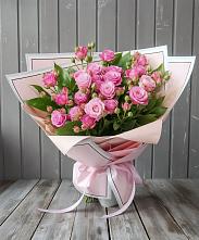 Букет Розовый кустик в Таловой