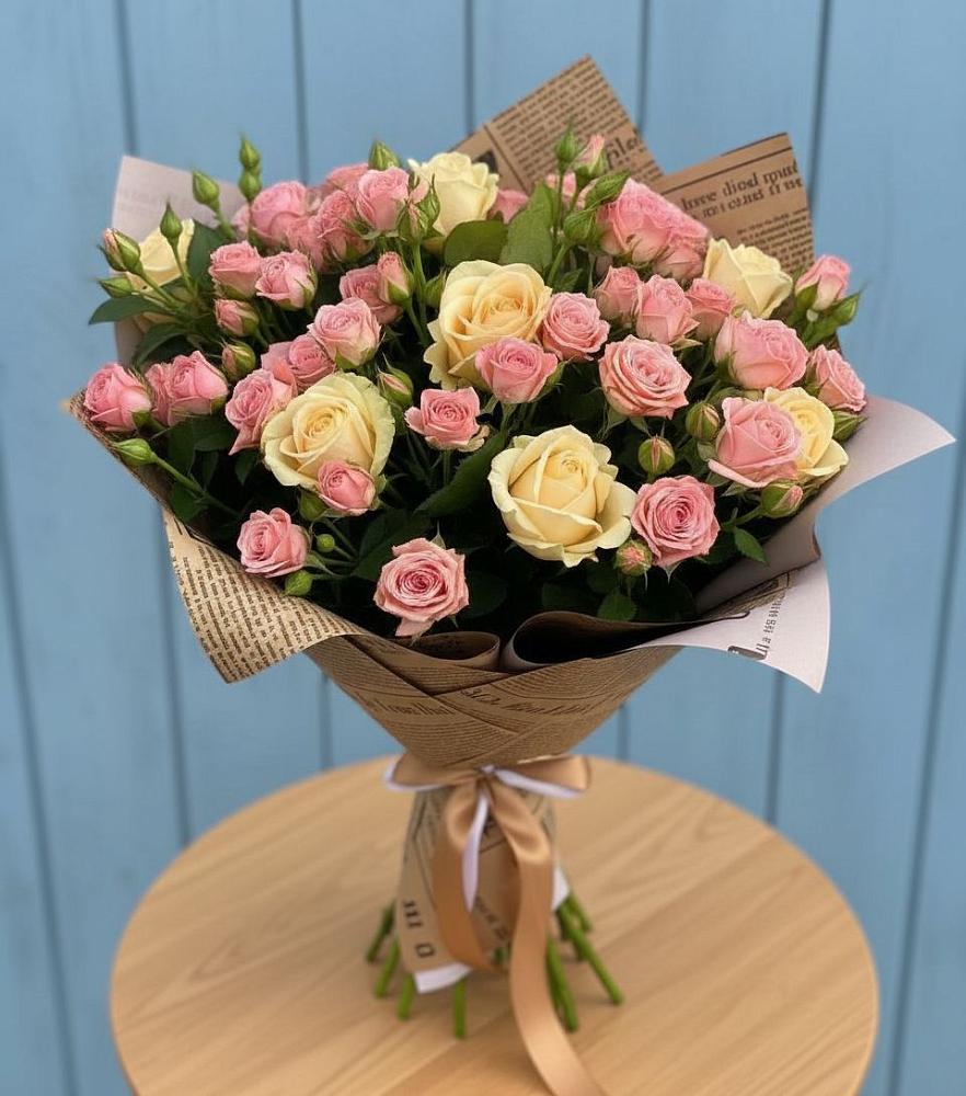 Букет цветов из: Розы в Таловой