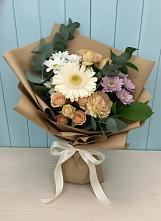 Букет цветов из:  Герберы и Хризантемы в Таловой