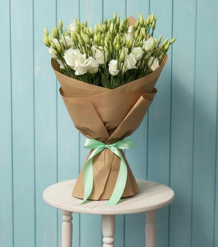 Букет цветов из: Лизиантусы в Таловой