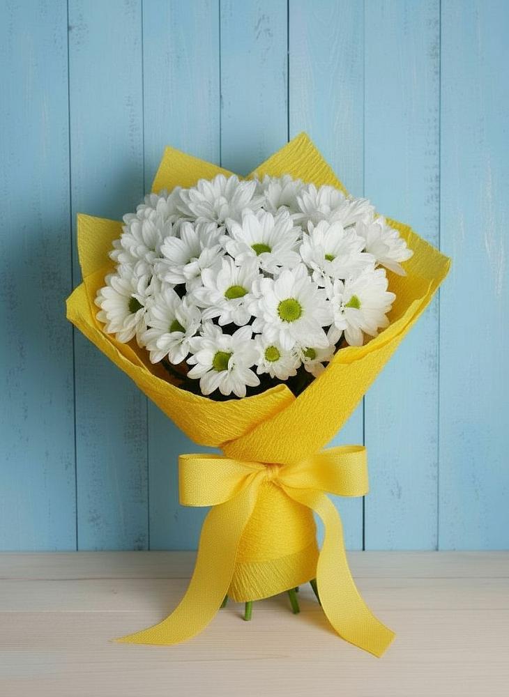 Букет цветов из: Хризантемы в Таловой