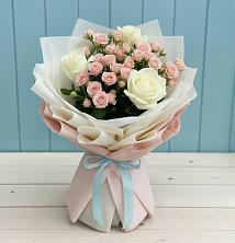 Букет цветов из:  Розы в Таловой