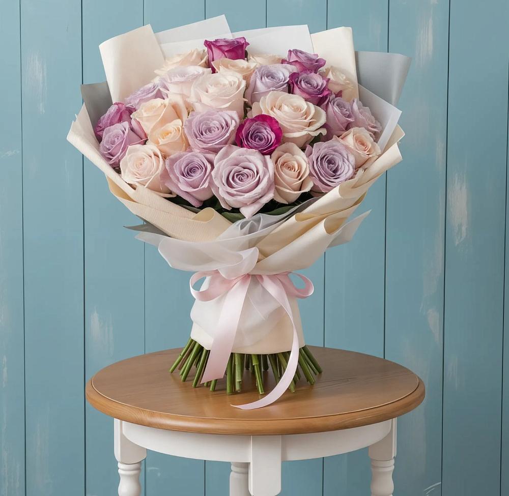 Букет цветов из: Розы в Таловой