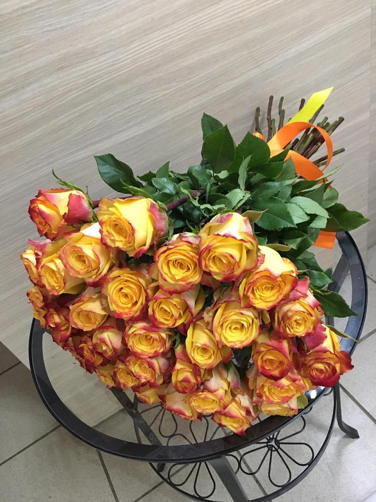 Букет Желтые розы в Таловой