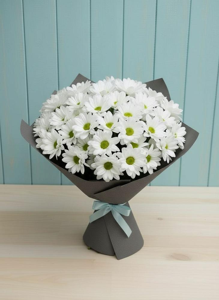 Букет цветов из: Хризантемы в Таловой