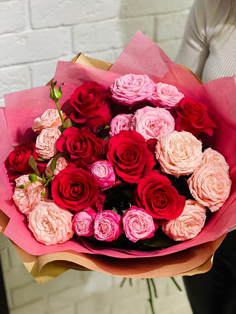 Букет цветов из: Розы в Таловой