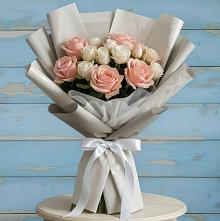 Букет цветов из:  Розы в Таловой
