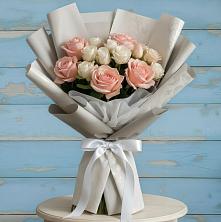 Букет цветов из:  Розы в Таловой
