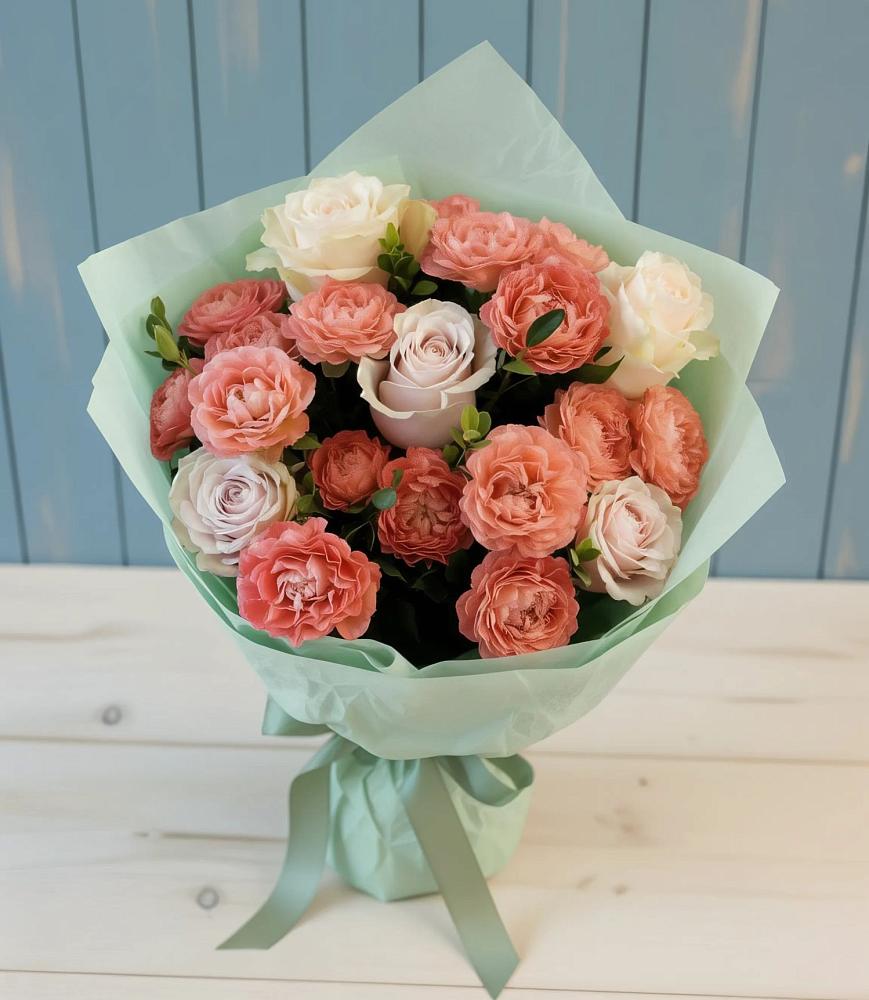 Букет цветов из: Розы в Таловой