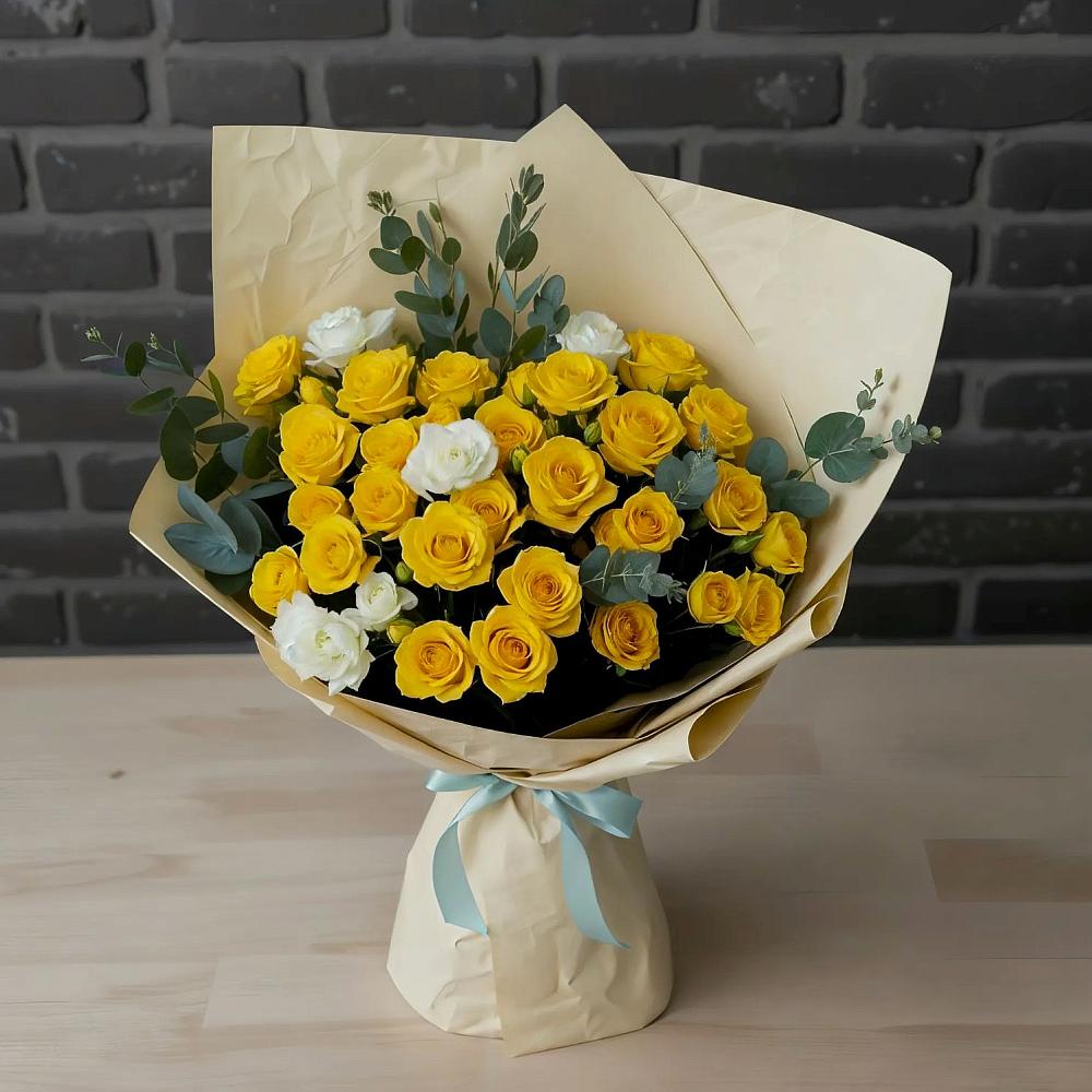 Букет цветов из: Розы в Таловой