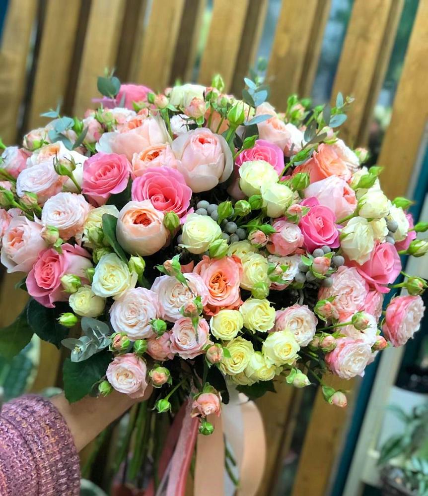 Букет цветов из: Розы в Таловой