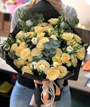 Букет цветов из:  Розы и Лизиантусы #REPLACE_PRED# Таловой