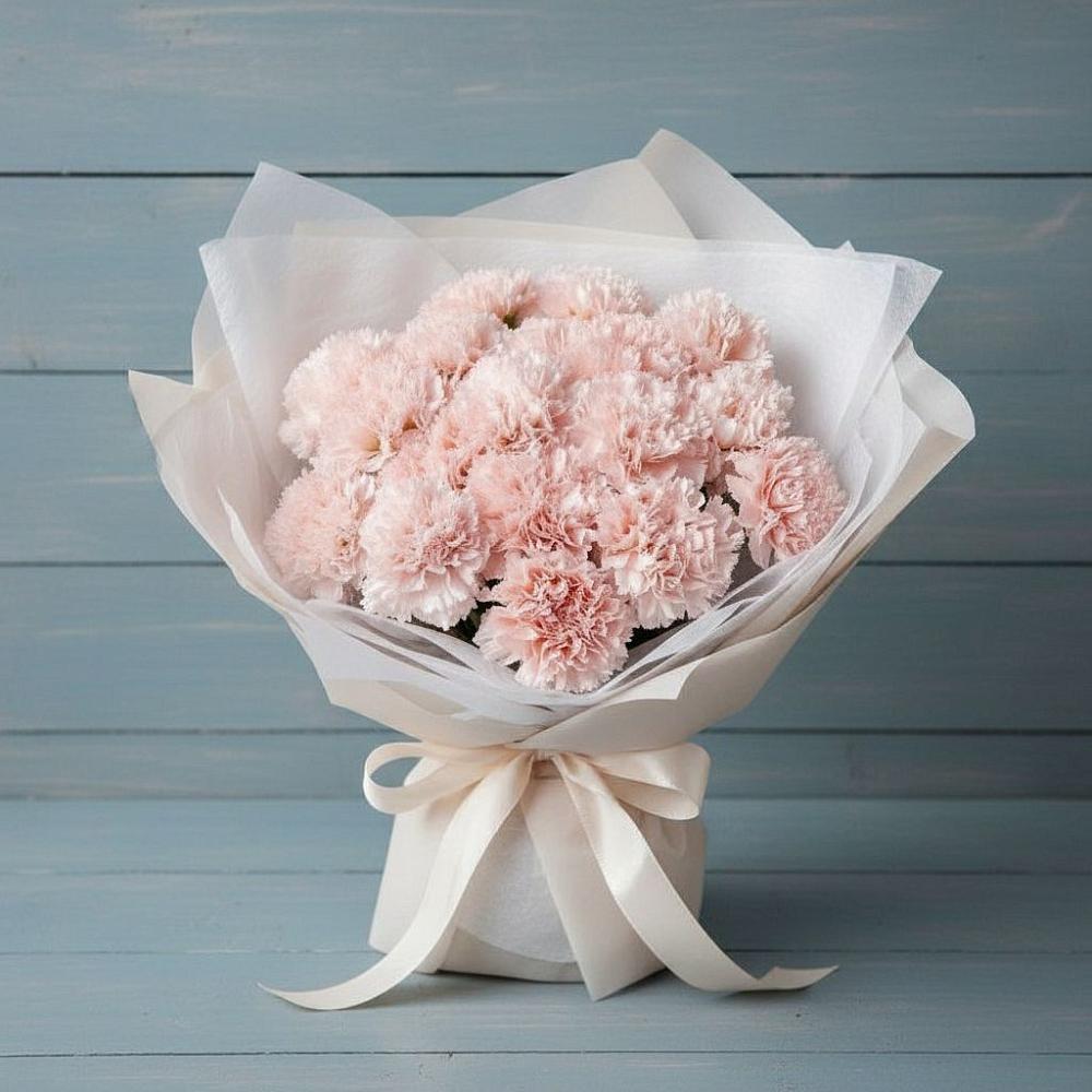 Букет цветов из: Гвоздики в Таловой