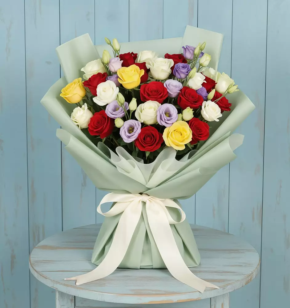 Букет цветов из: Розы в Таловой