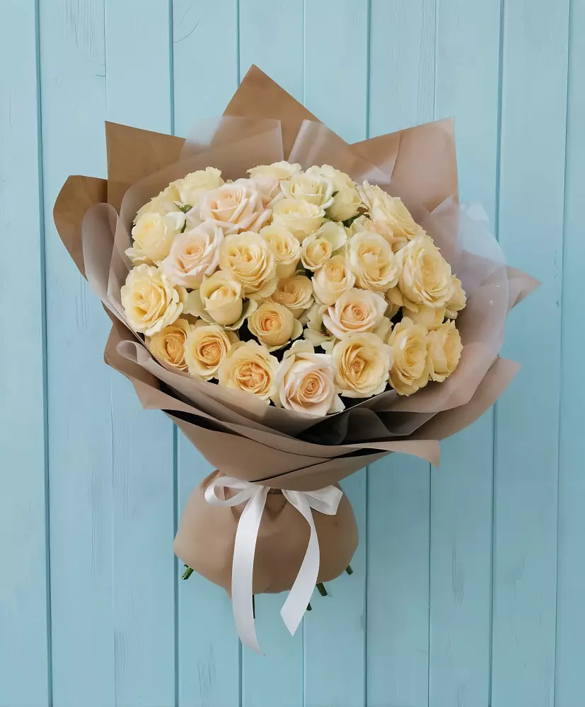 Букет Кремовое облако в Таловой