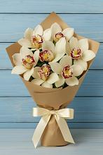 Букет цветов из:  Орхидеи и Розы в Таловой