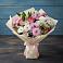 Букет цветов из: Хризантемы, Альстромерии и Розы в Таловой